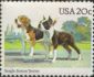 Boston Terrier stamp from 
USA